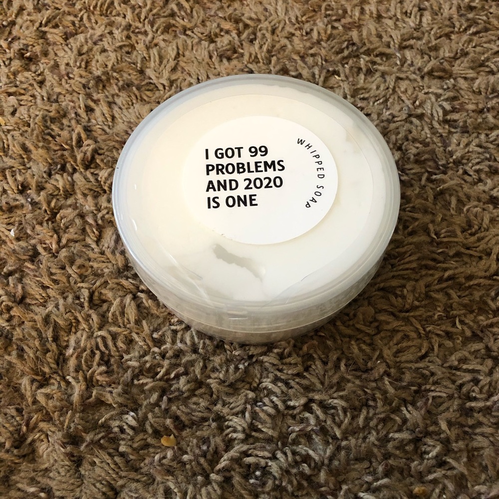 Whipped soap